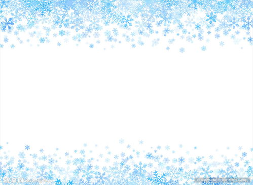 雪花背景设计图