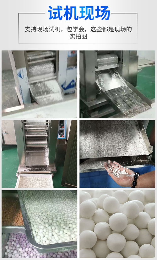 【福建食品厂自动生产奶茶珍珠机商用无馅汤圆机自动粉圆机厂家】- 